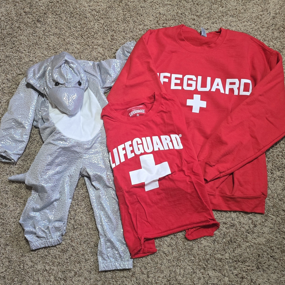 Mommy & Me Matching Halloween Costume - Shark & Lifeguard